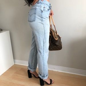 Vintage Orange Tab Levi Mom Jeans